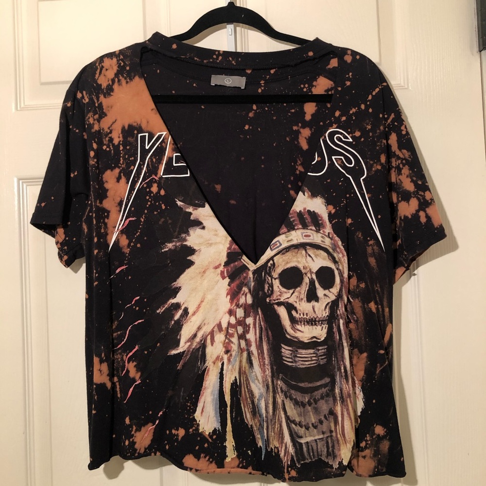 Distressed tee
